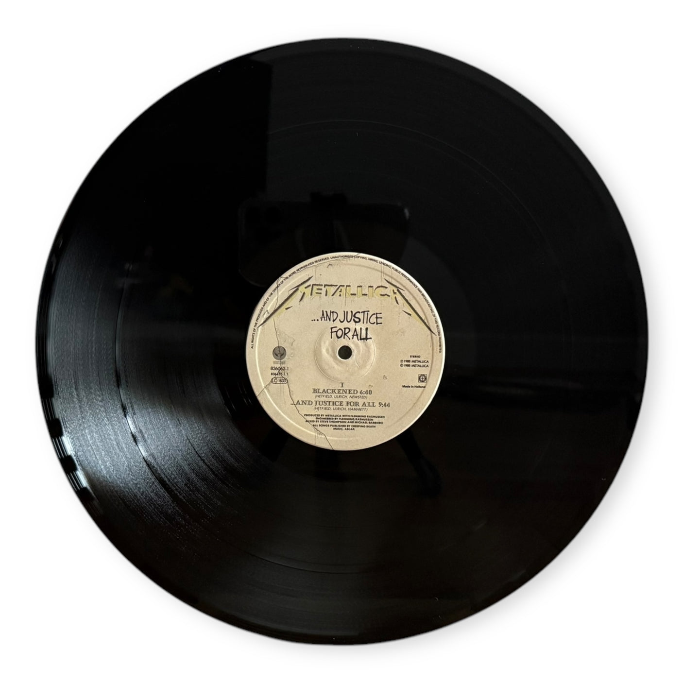 METALLICA - And Justice For All- USED LP VINYL - 1988 EUROPE PRESS - VG+/VG+