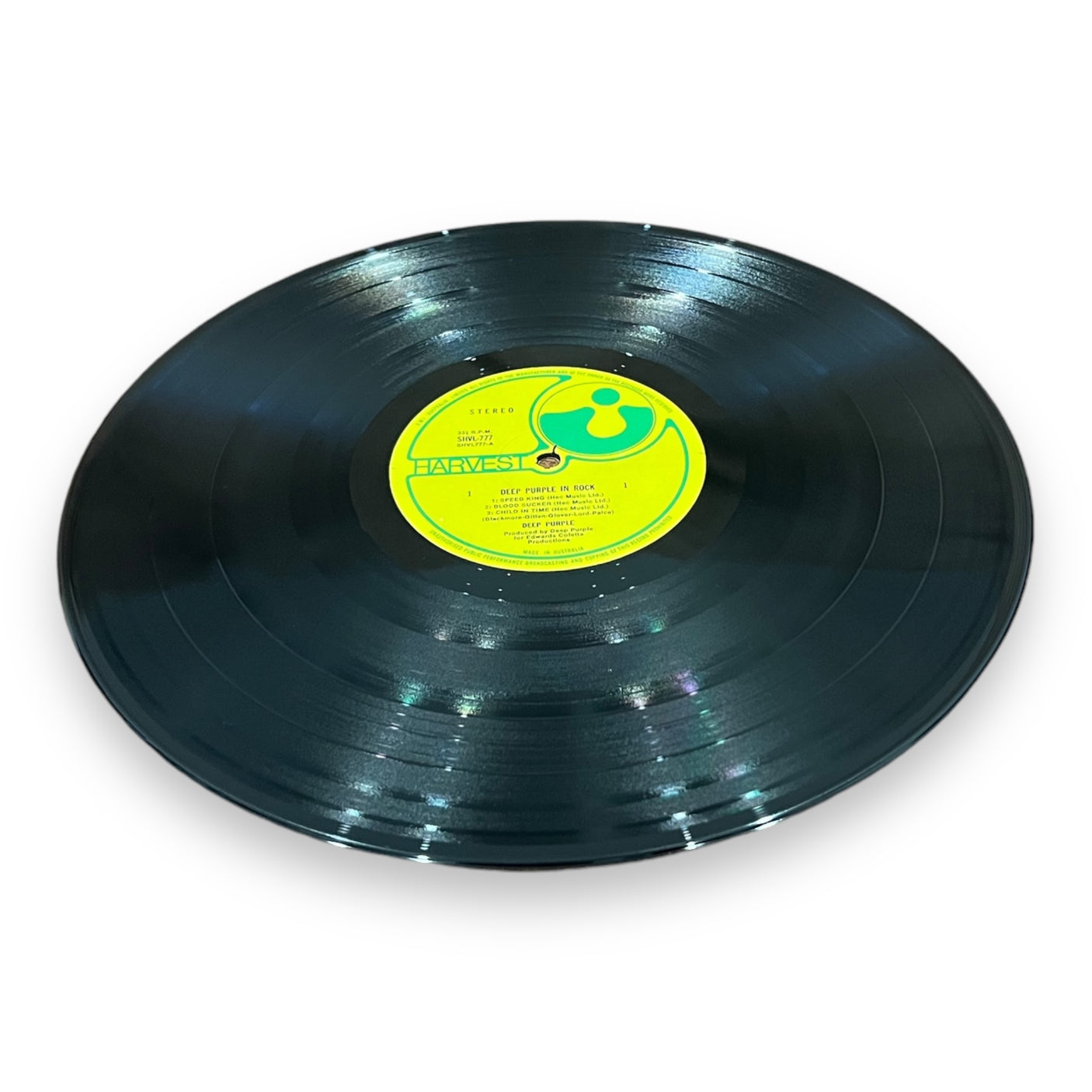 DEEP PURPLE - In Rock - USED LP VINYL - 1973 AUSTRALIAN PRESS - VG+/G+