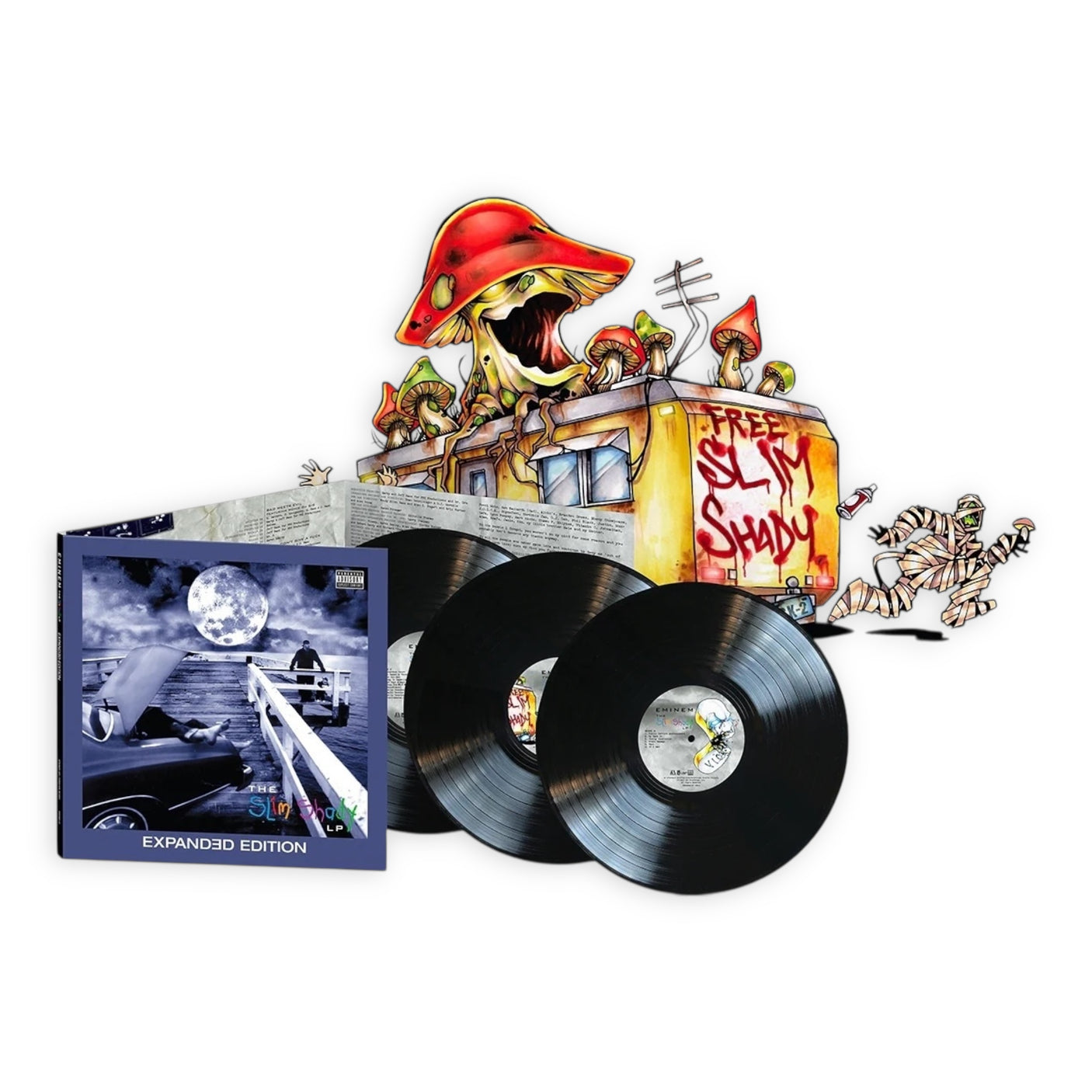 EMINEM - The Slim Shady LP (Expanded Edition) | 3 x LP | Brand New LP Vinyl Album