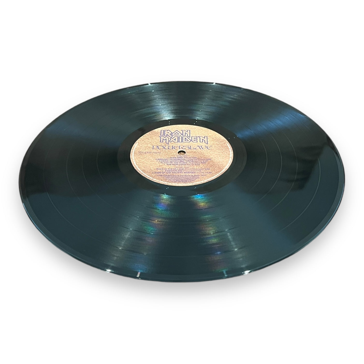 IRON MAIDEN - Powerslave - USED LP VINYL - 2014 REISSUE - NM/NM