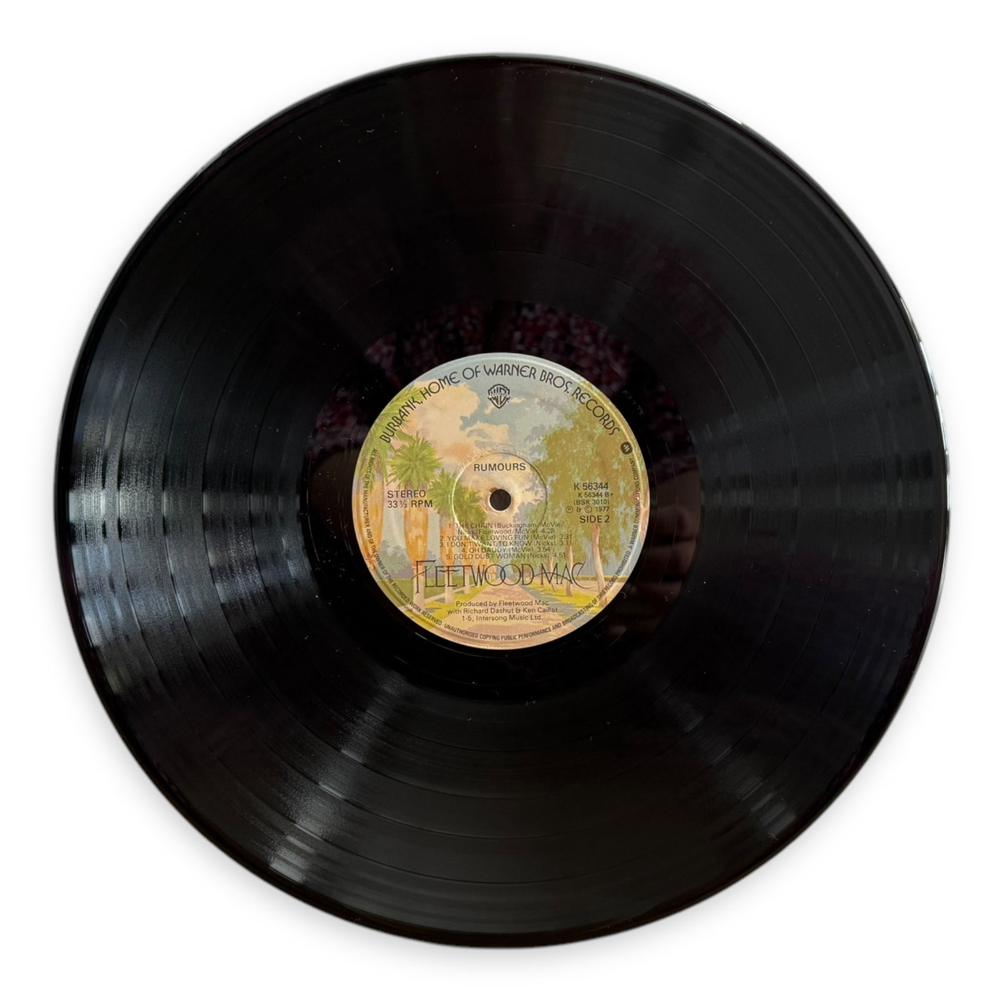 FLEETWOOD MAC - Rumours - USED LP VINYL - ORIGINAL 1977 UK PRESS - VG+/VG+