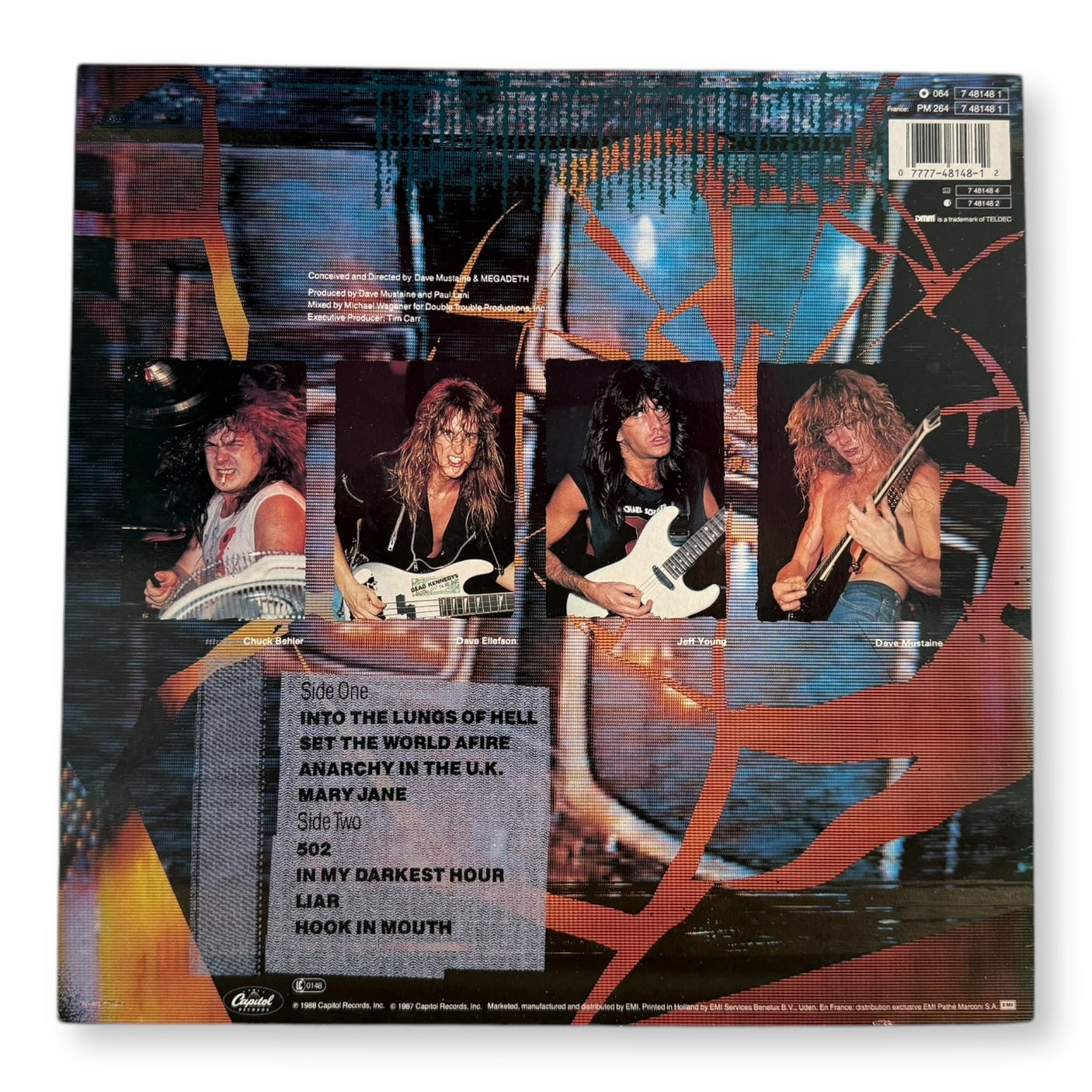 MEGADETH - So Far, So Good… So What! - USED LP VINYL - EUROPE PRESS - VG+/VG+