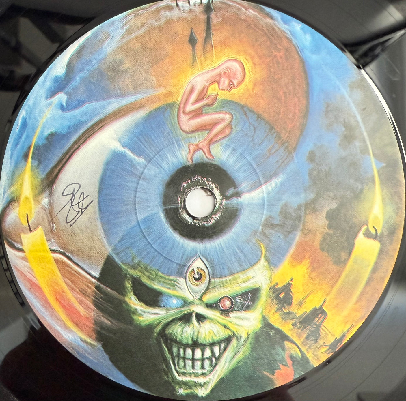 IRON MAIDEN - Seventh Son Of A Seventh Son - USED LP VINYL - ORIGINAL 1988 EUROPE PRESS - VG+/VG+