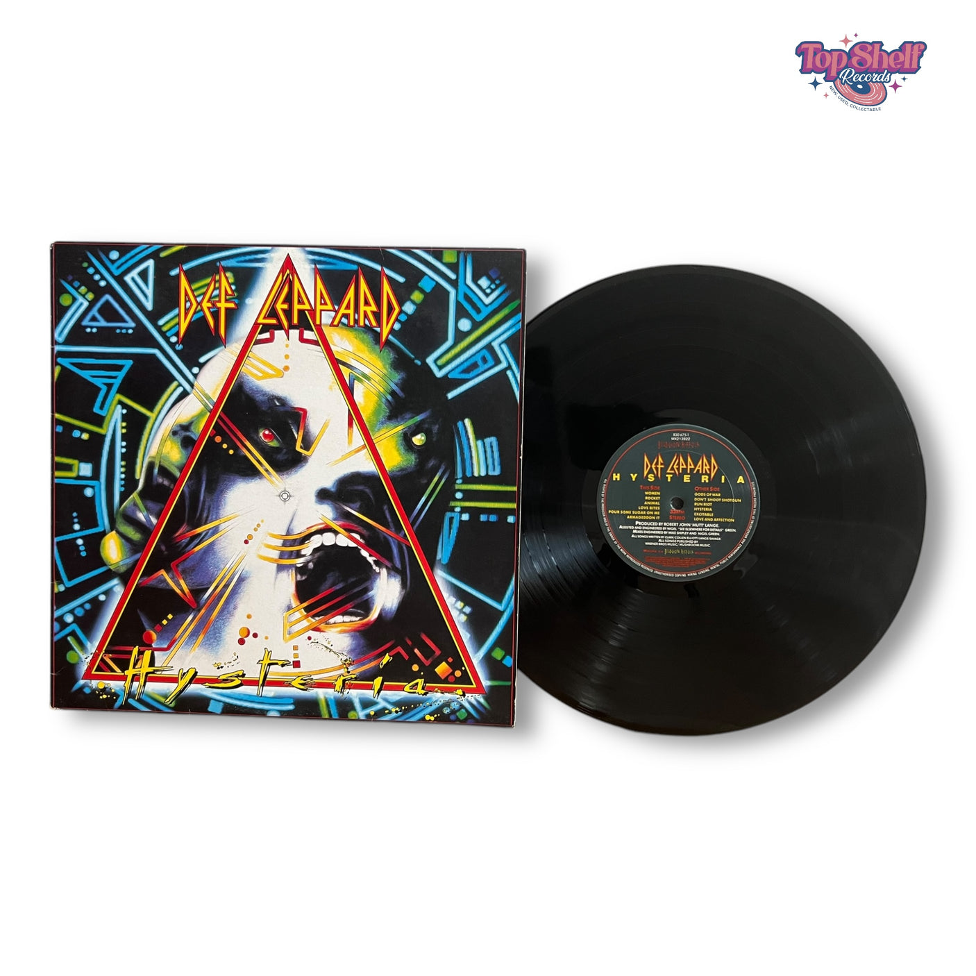 DEF LEPPARD - Hysteria - USED VINYL LP - VG+/VG+