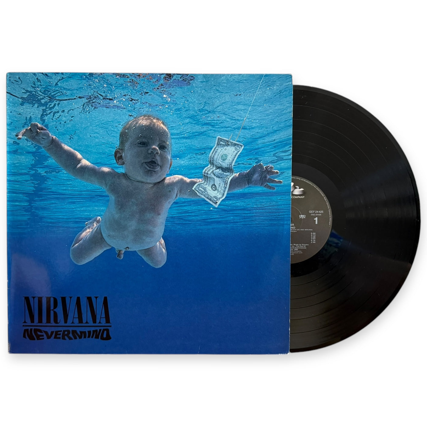 NIRVANA - Nevermind - USED LP VINYL - ORIGINAL 1991 EUROPE PRESS - VG/VG+