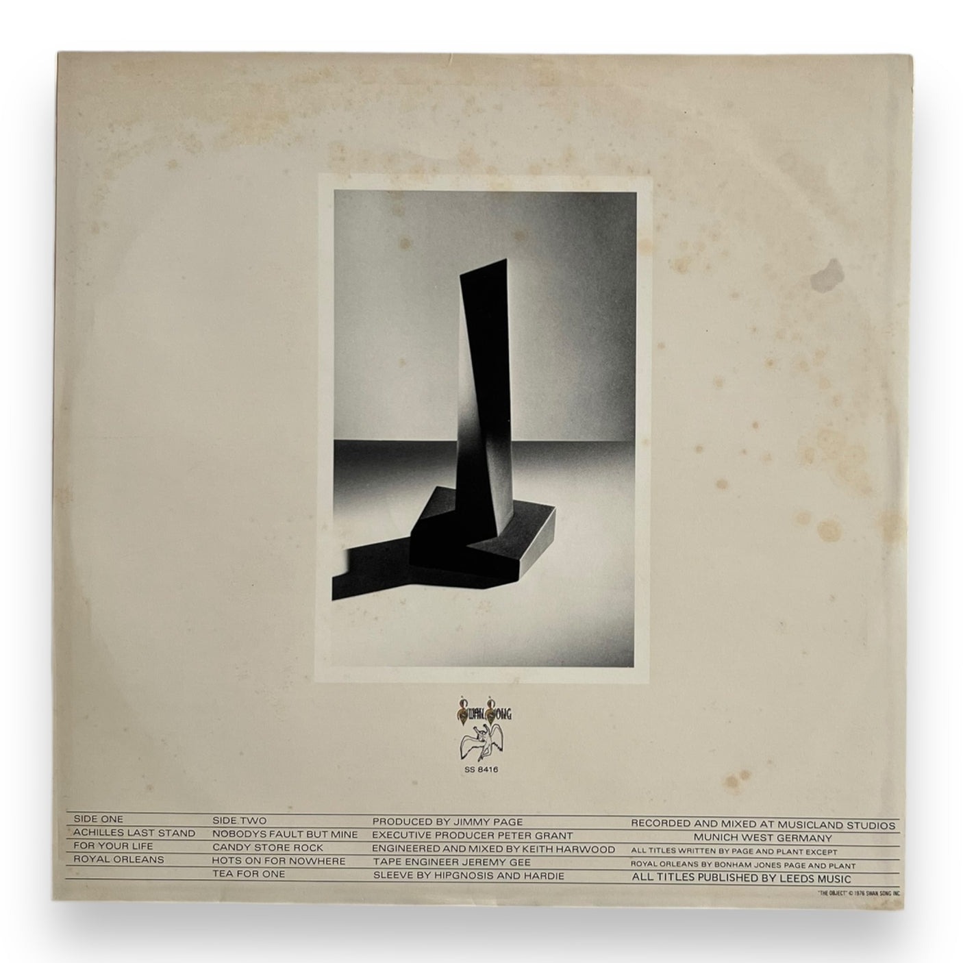 LED ZEPPELIN - Presence - USED LP VINYL - VG+/VG+