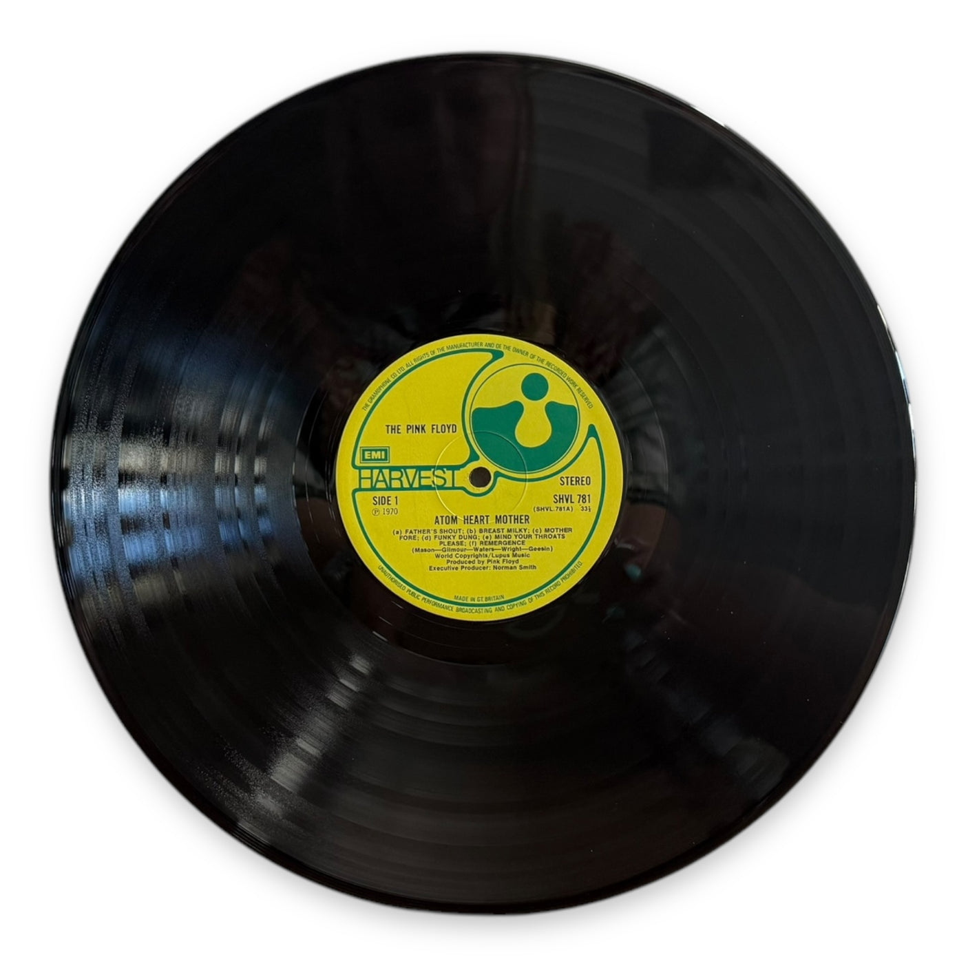PINK FLOYD - Atom Heart Mother - USED LP VINYL - ORIGINAL 1971 UK PRESS - VG+/VG