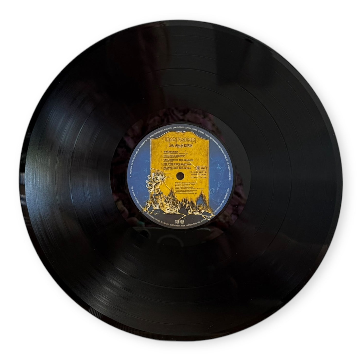 IRON MAIDEN - Live After Death - USED LP VINYL - ORIGINAL 1985 EUROPE PRESS - VG+/VG