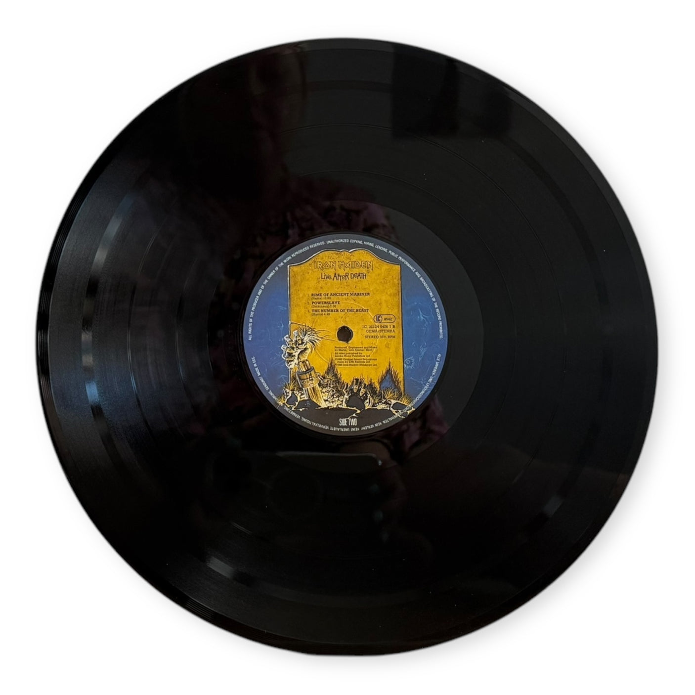 IRON MAIDEN - Live After Death - USED LP VINYL - ORIGINAL 1985 EUROPE PRESS - VG+/VG
