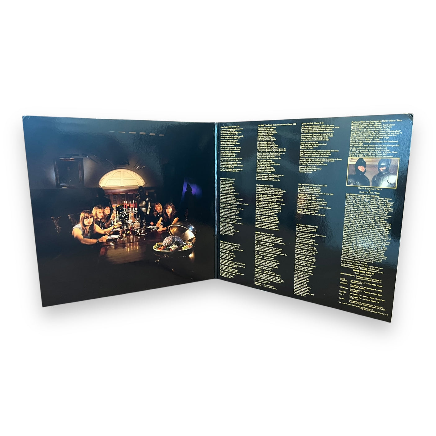 IRON MAIDEN - Piece of Mind - USED VINYL LP - 2014 REISSUE 180g - NM/NM