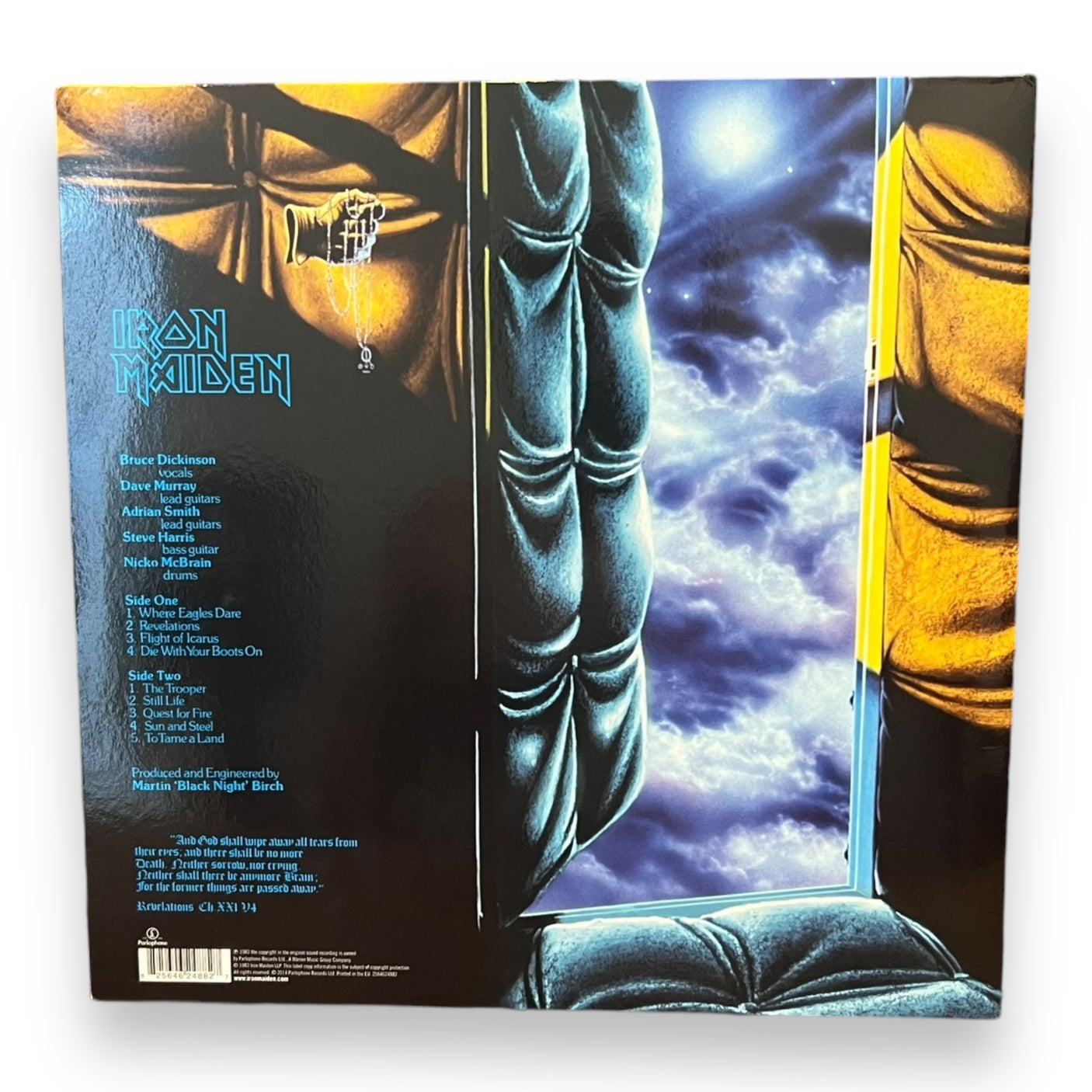 IRON MAIDEN - Piece of Mind - USED VINYL LP - 2014 REISSUE 180g - NM/NM