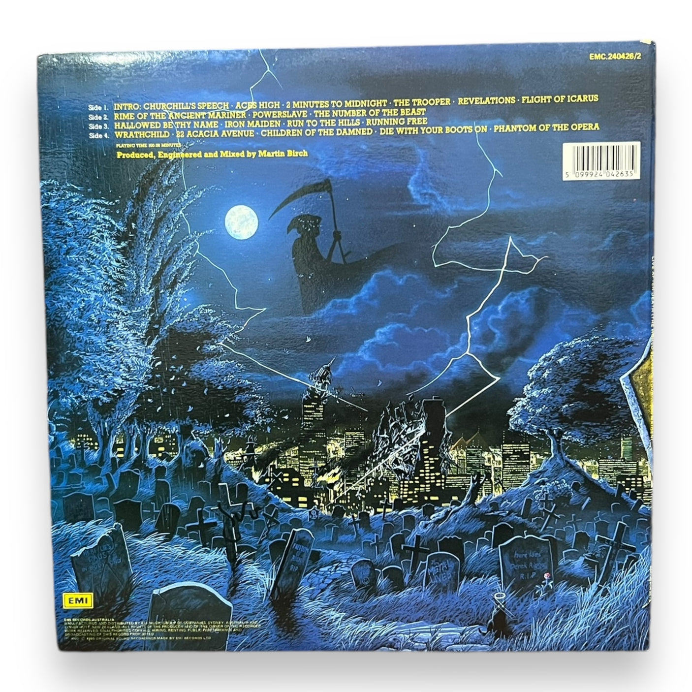 IRON MAIDEN - Live After Death - USED LP VINYL - NM/NM