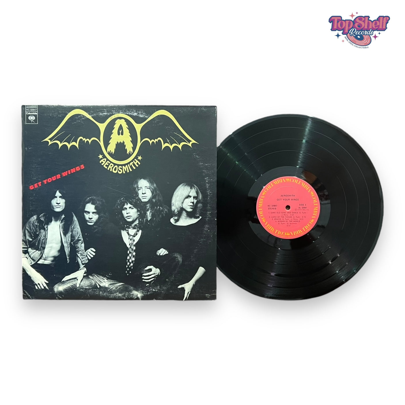 AEROSMITH - Get Your Wings - USED LP VINYL - VG/VG