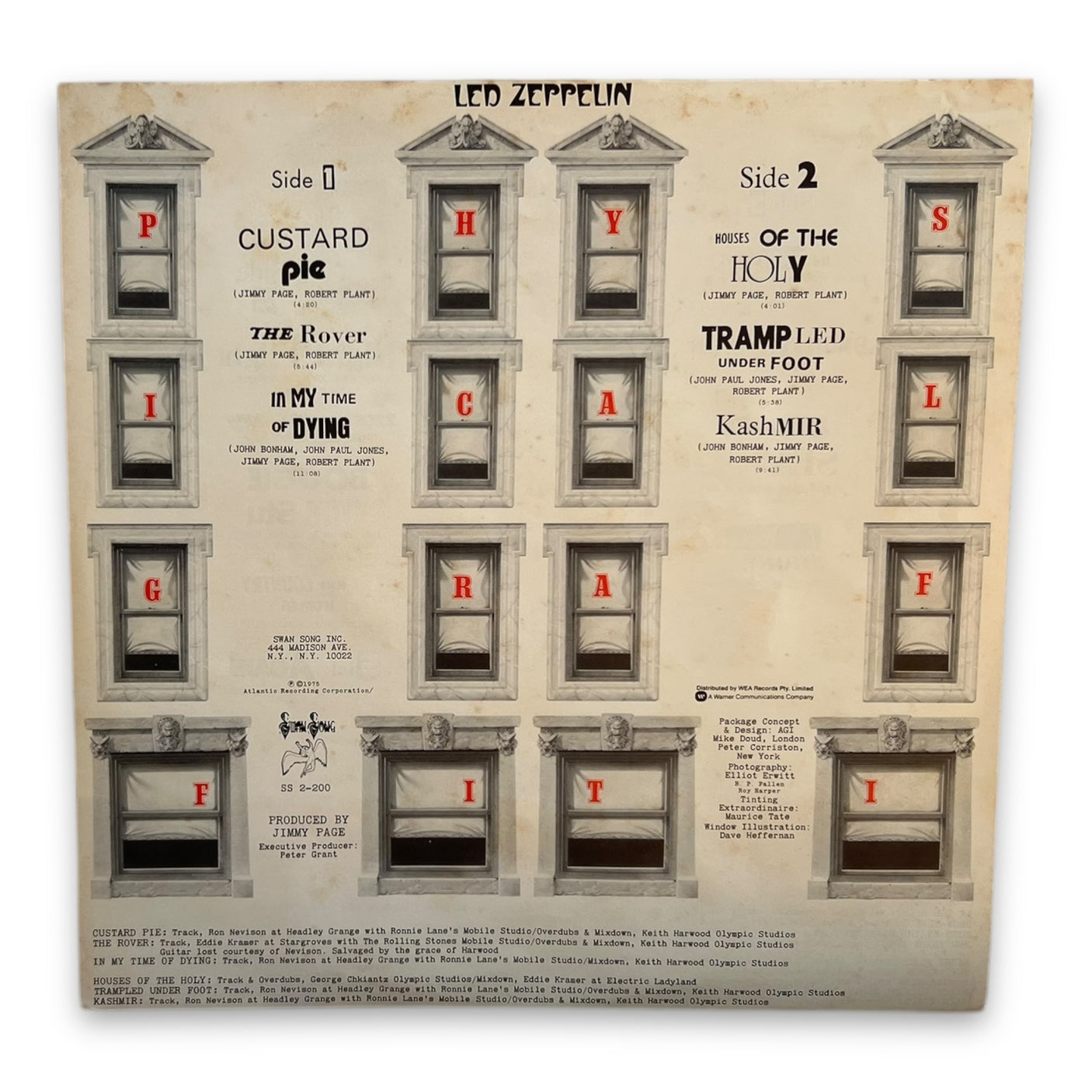 LED ZEPPELIN - Physical Graffiti - USED LP VINYL - VG+/NM