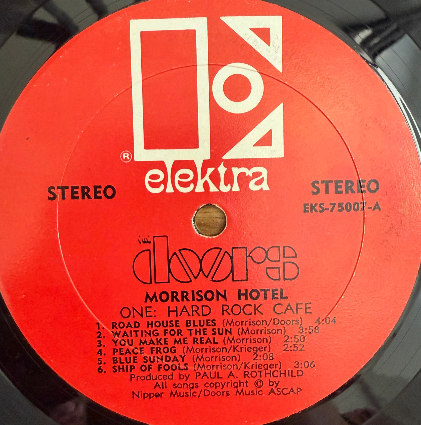 THE DOORS - Morrison Hotel - USED LP VINYL - ORIGINAL 1970 USA PRESS - VG/VG