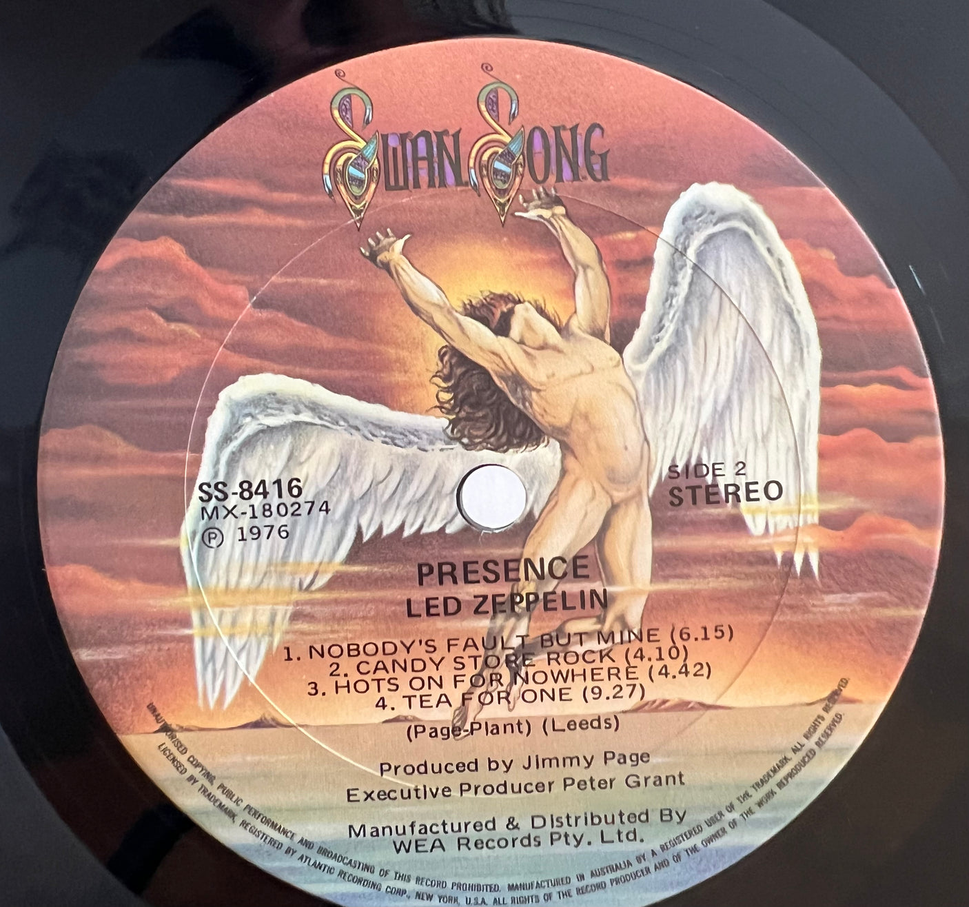 LED ZEPPELIN - Presence - USED LP VINYL - VG+/VG+