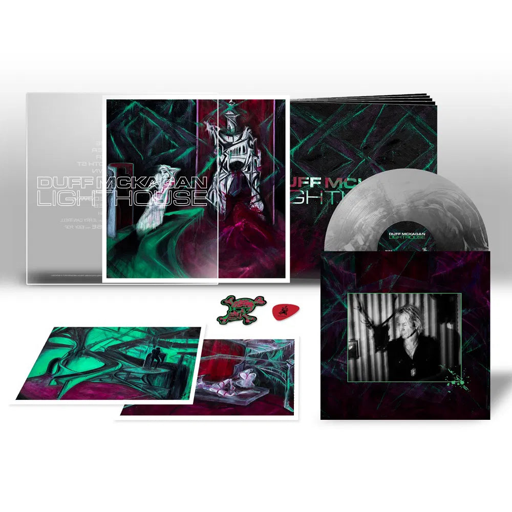 DUFF MCKAGAN - Lighthouse (Deluxe Edition) - LP VINYL - SILVER & BLACK MARBLE VINYL - BRAND NEW