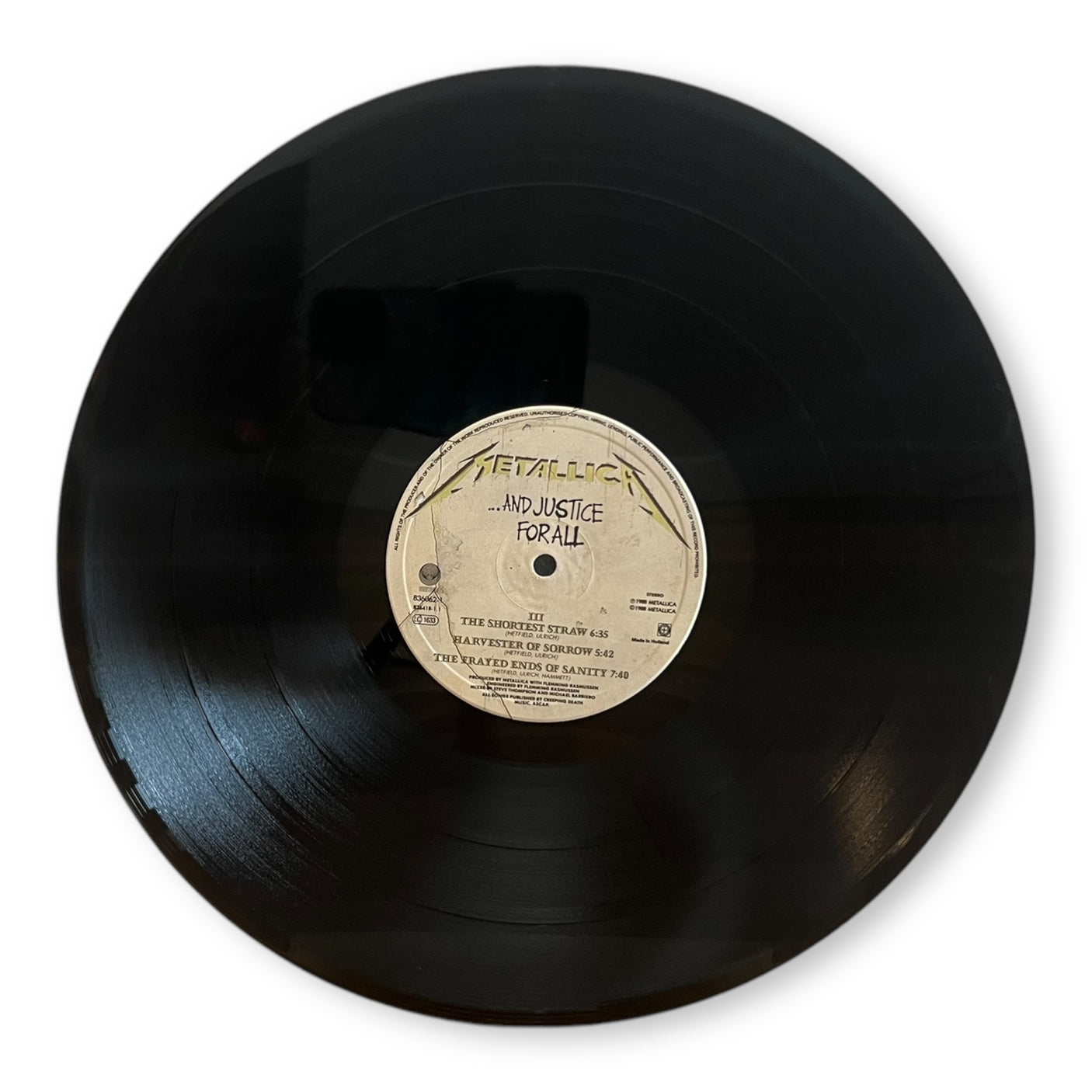 METALLICA - And Justice For All - USED LP VINYL - VG+/VG+