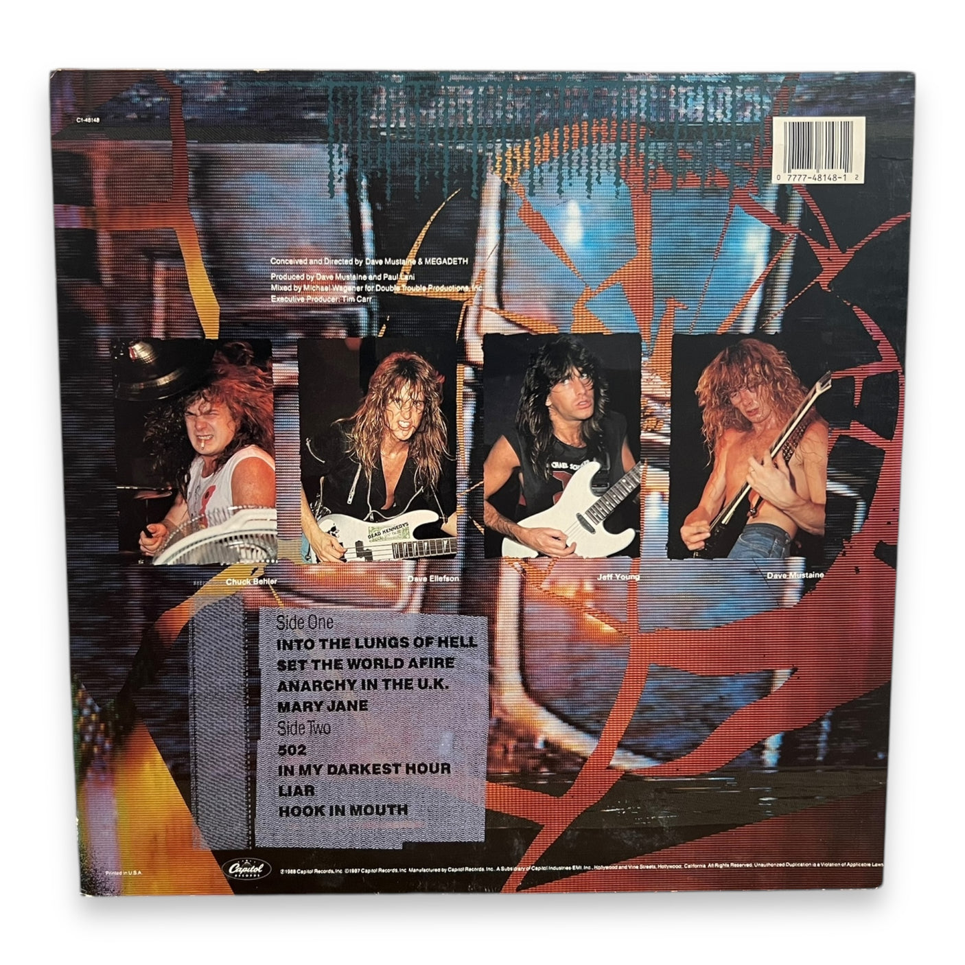 MEGADETH - So Far, So Good… So What! - USED LP VINYL - VG+/VG+