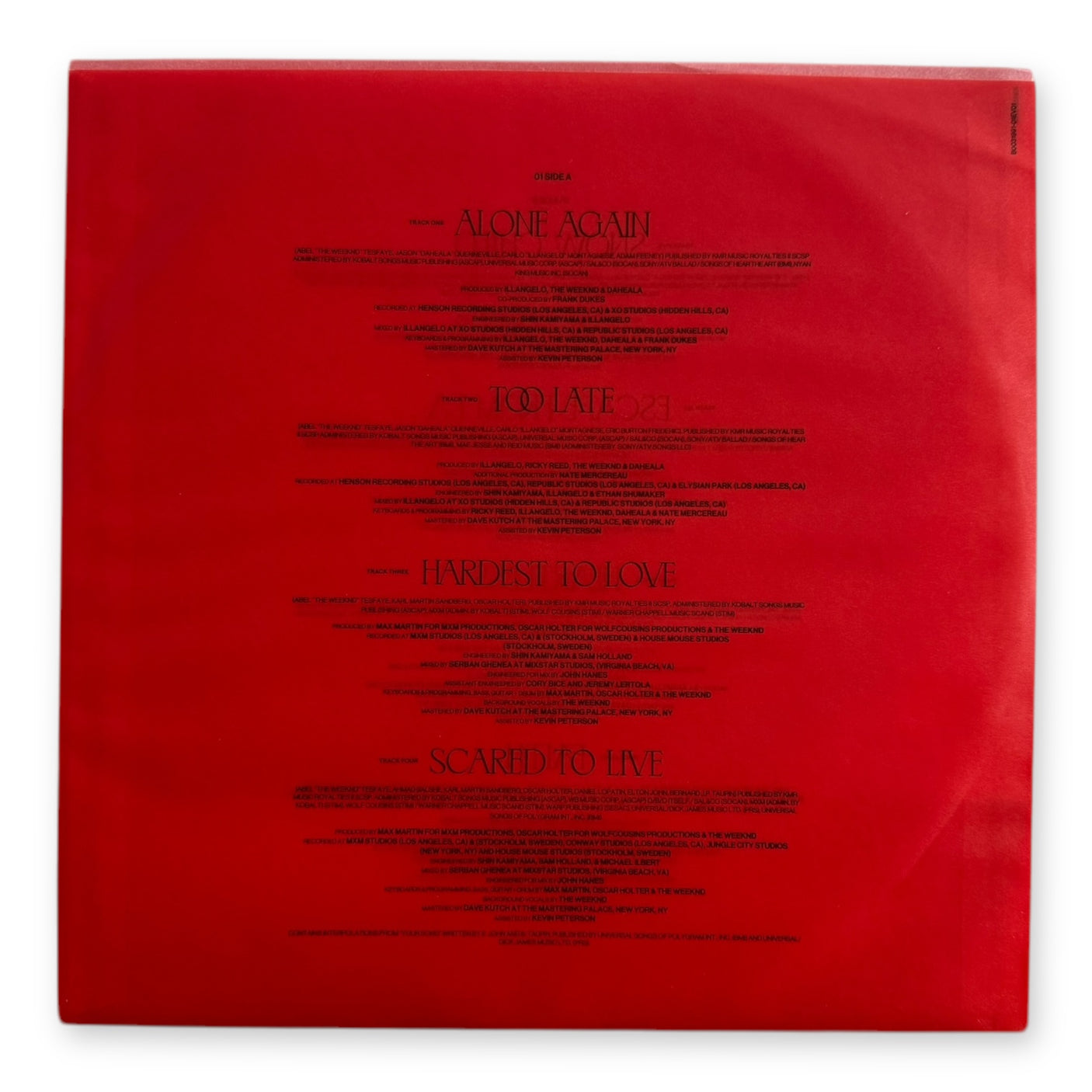 THE WEEKND - After Hours - USED LP VINYL - DELUXE EDITION - NM/NM