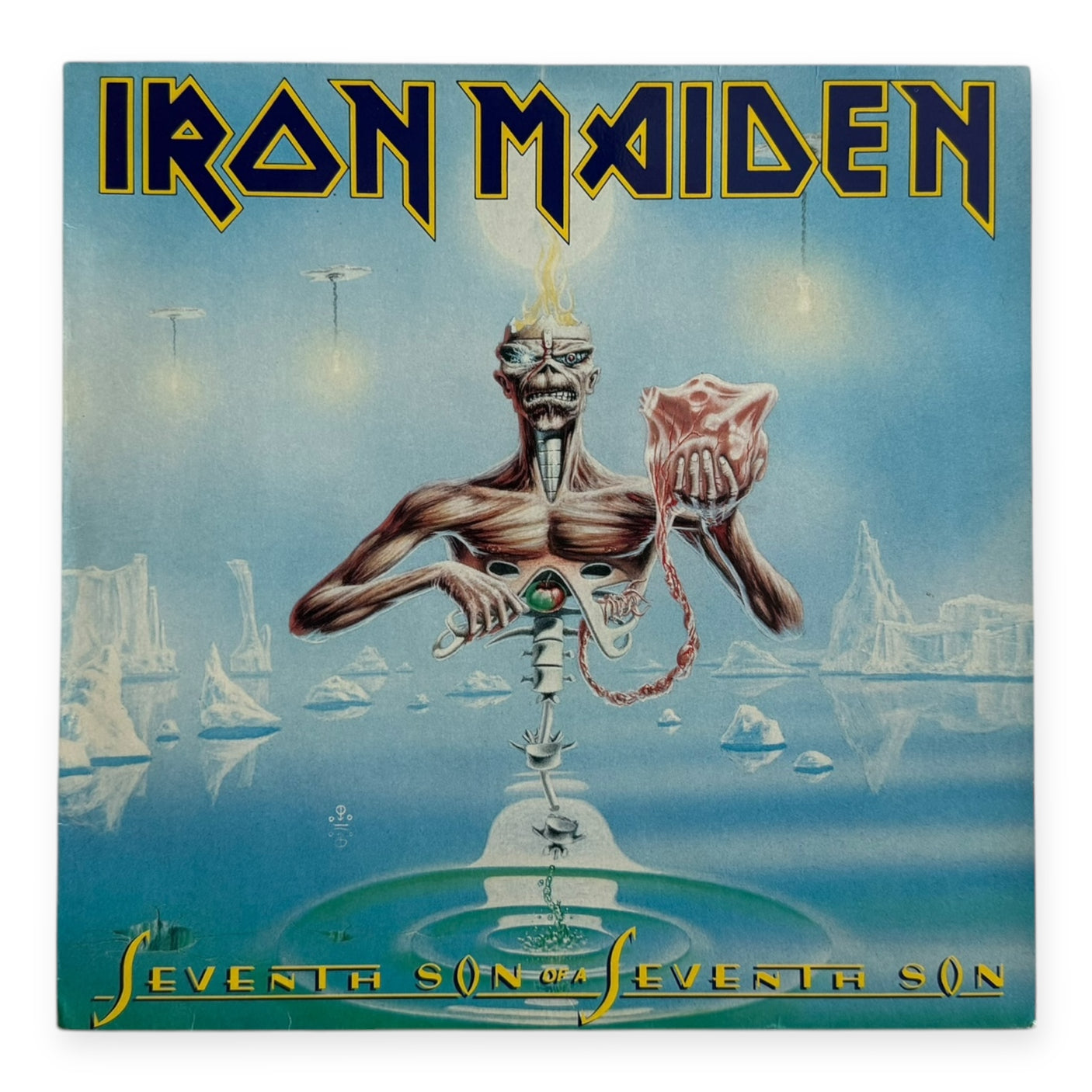 IRON MAIDEN - Seventh Son Of A Seventh Son - USED LP VINYL - ORIGINAL 1988 EUROPE PRESS - VG+/VG+