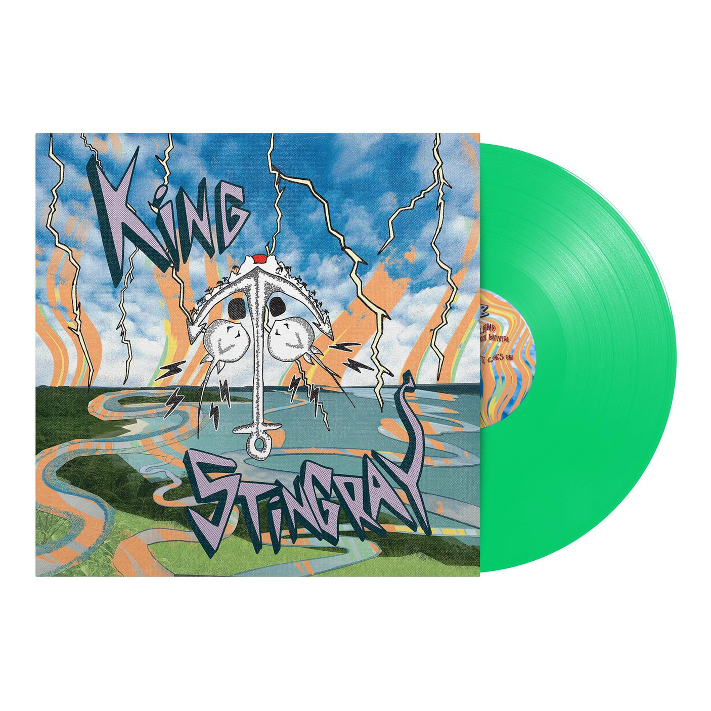 KING STINGRAY - King Stingray (Self Titled) - LP VINYL - LIMITED EDITION GREEN VINYL - BRAND NEW