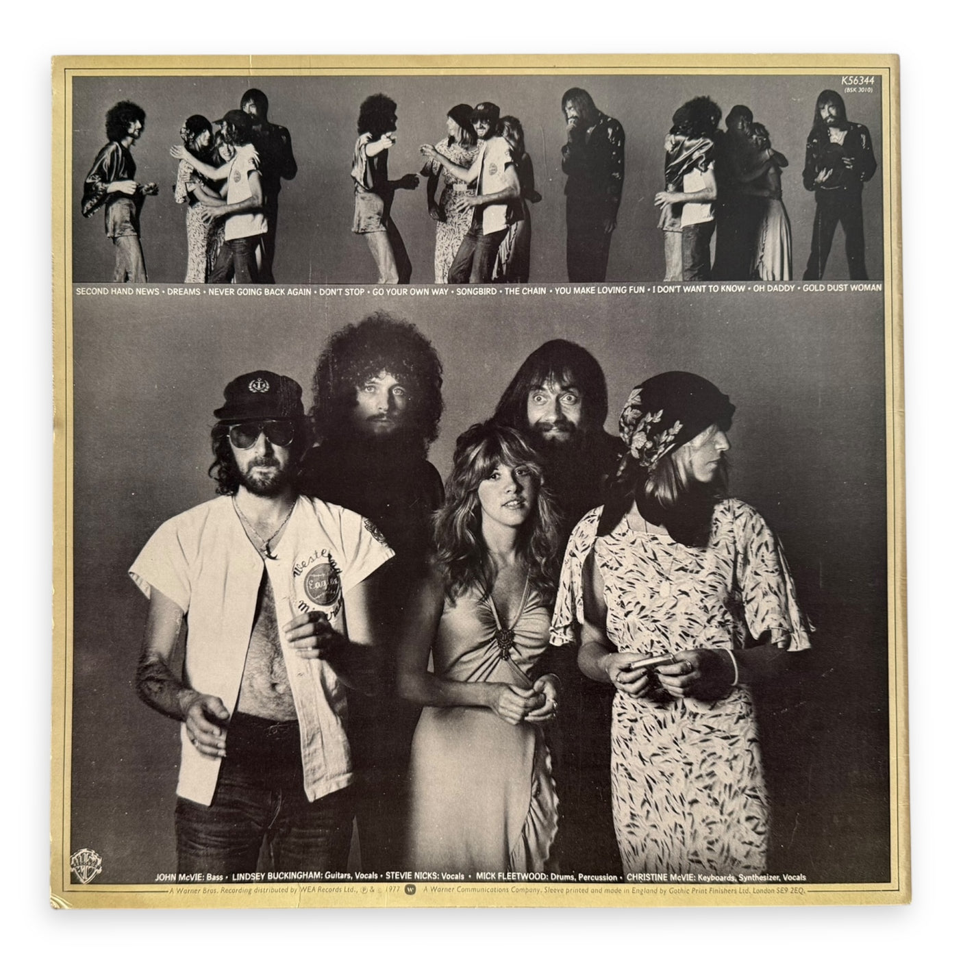 FLEETWOOD MAC - Rumours - USED LP VINYL - ORIGINAL 1977 UK PRESS - VG+/VG+