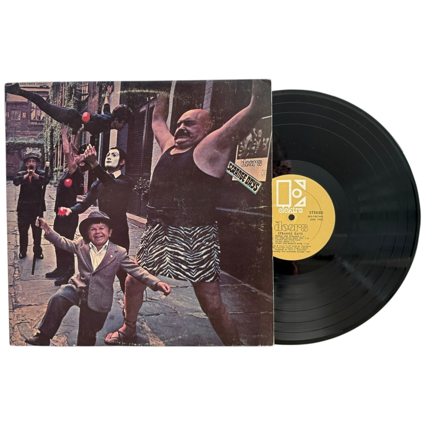 THE DOORS - Strange Days - USED LP VINYL - ORIGINAL 1967 USA PRESS - VG/VG