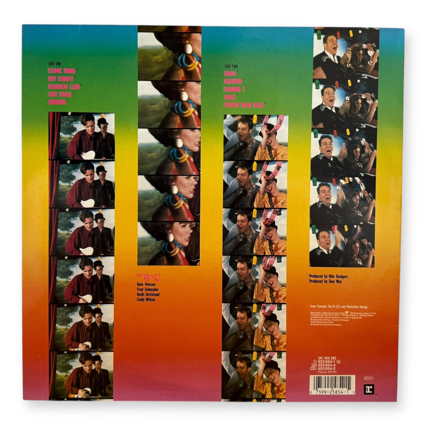 THE B-52’s - Cosmic Thing - USED LP VINYL - ORIGINAL 1989 EUROPE PRESS - VG+/VG+