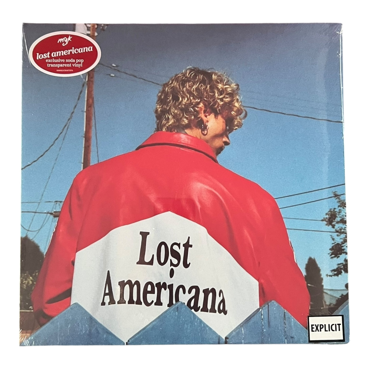 MGK - Lost Americana - LP VINYL - INDIE EXCLUSIVE TRANSPARENT SODA POP BOTTLE VINYL - BRAND NEW