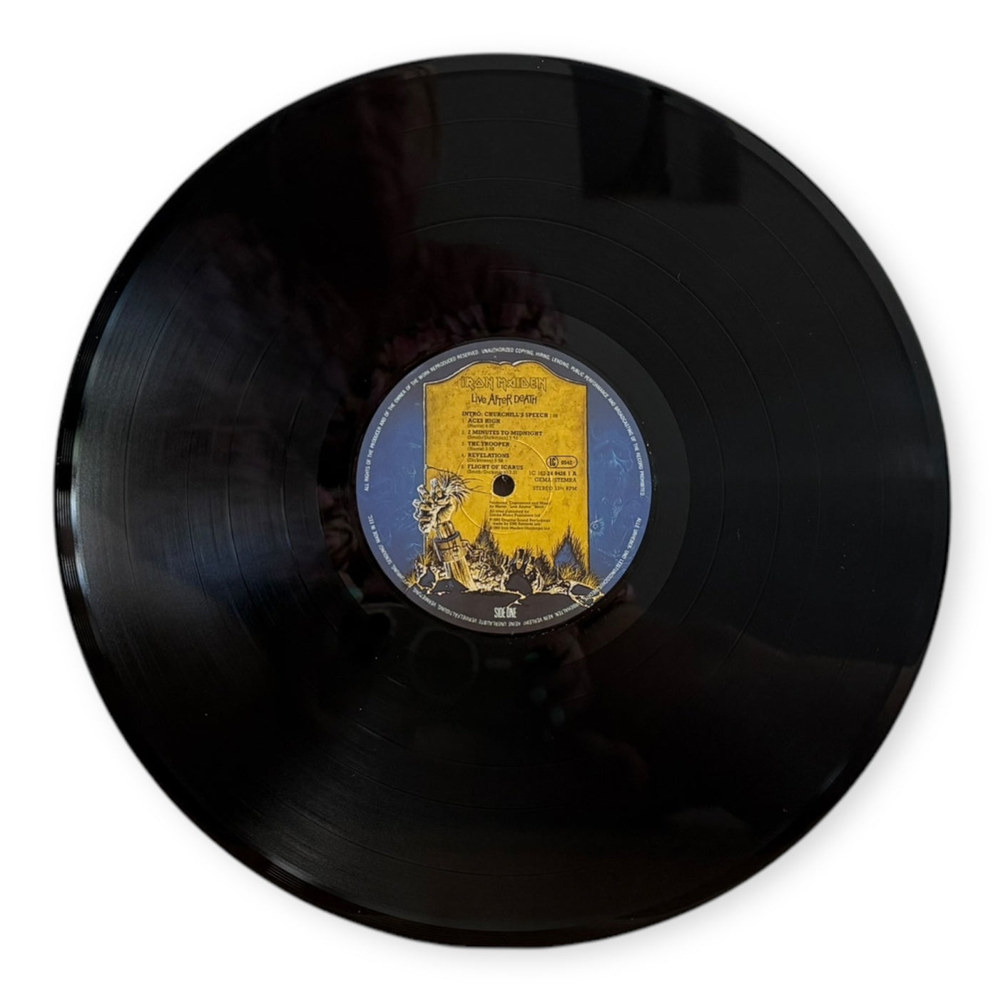 IRON MAIDEN - Live After Death - USED LP VINYL - ORIGINAL 1985 EUROPE PRESS - VG+/VG