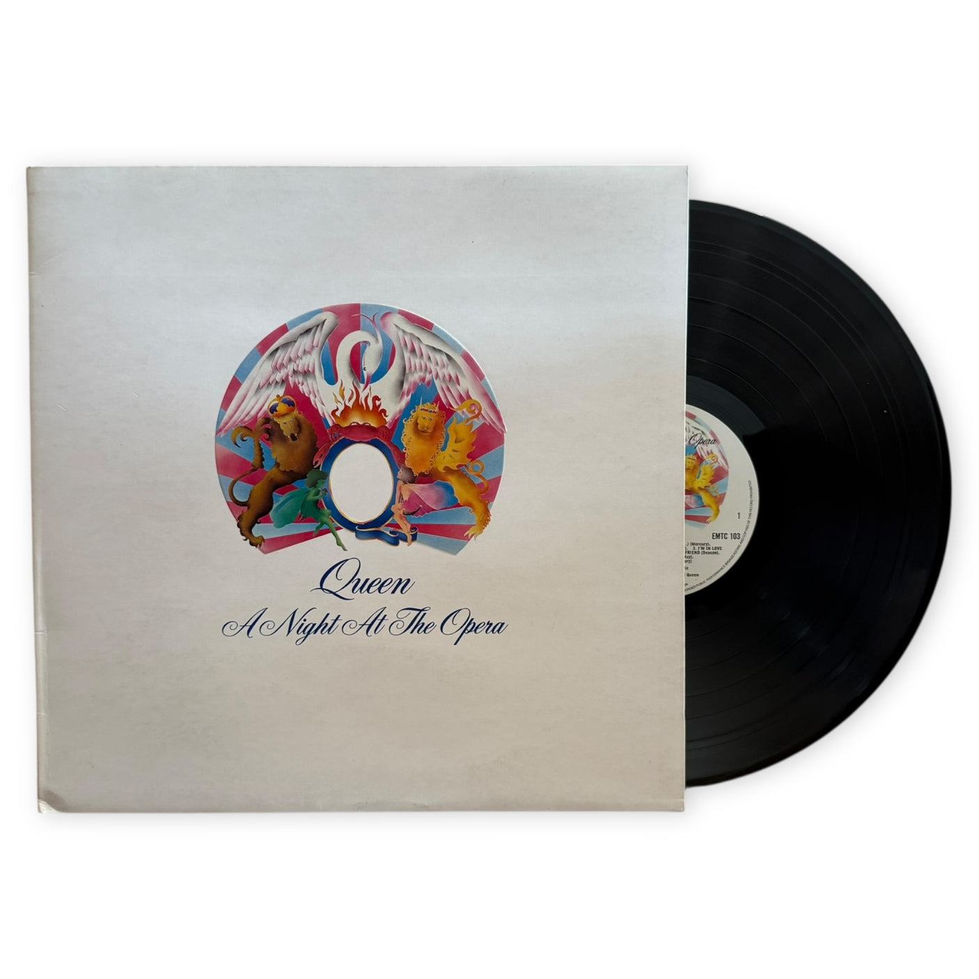 QUEEN - A Night At The Opera - USED LP VINYL - ORIGINAL 1975 UK PRESS - VG+/VG+