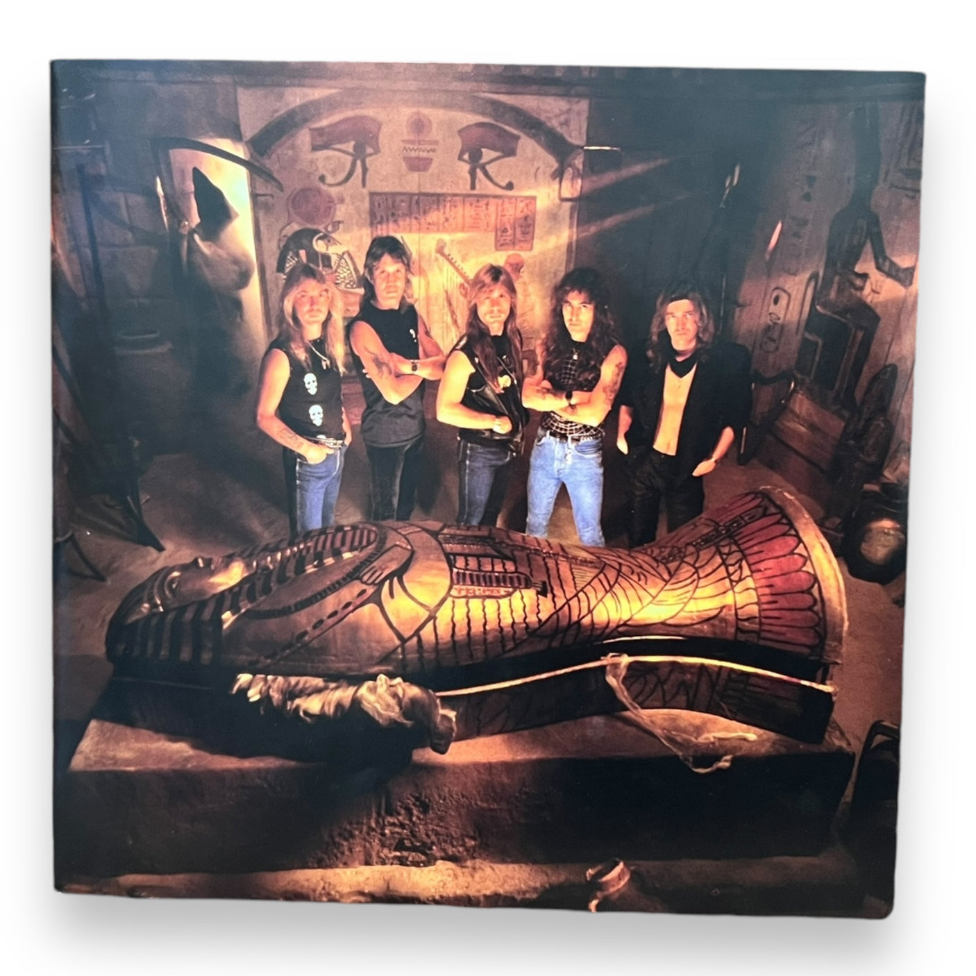 IRON MAIDEN - Powerslave - USED LP VINYL - 2014 REISSUE - NM/NM