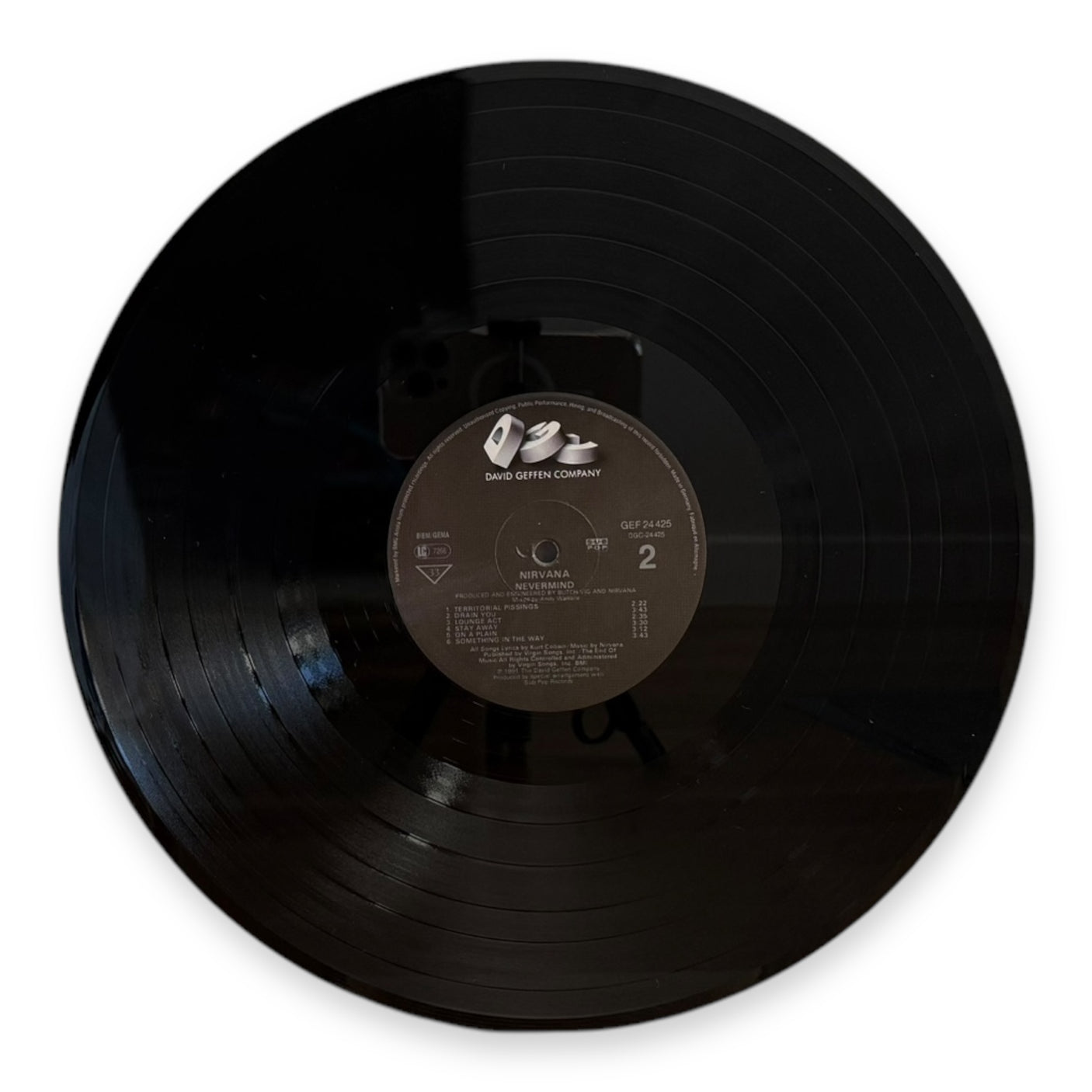 NIRVANA - Nevermind - USED LP VINYL - ORIGINAL 1991 EUROPE PRESS - VG/VG+