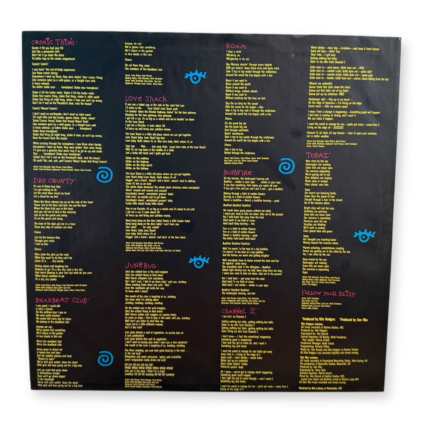 THE B-52’s - Cosmic Thing - USED LP VINYL - ORIGINAL 1989 EUROPE PRESS - VG+/VG+