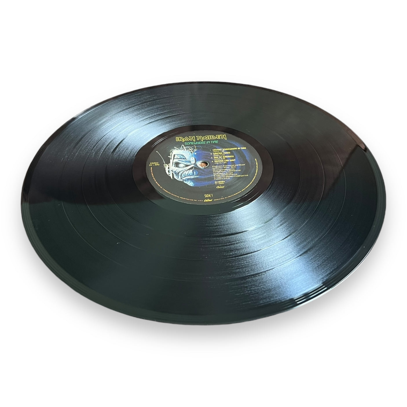 IRON MAIDEN - Somewhere In Time - USED LP VINYL - VG+/VG+