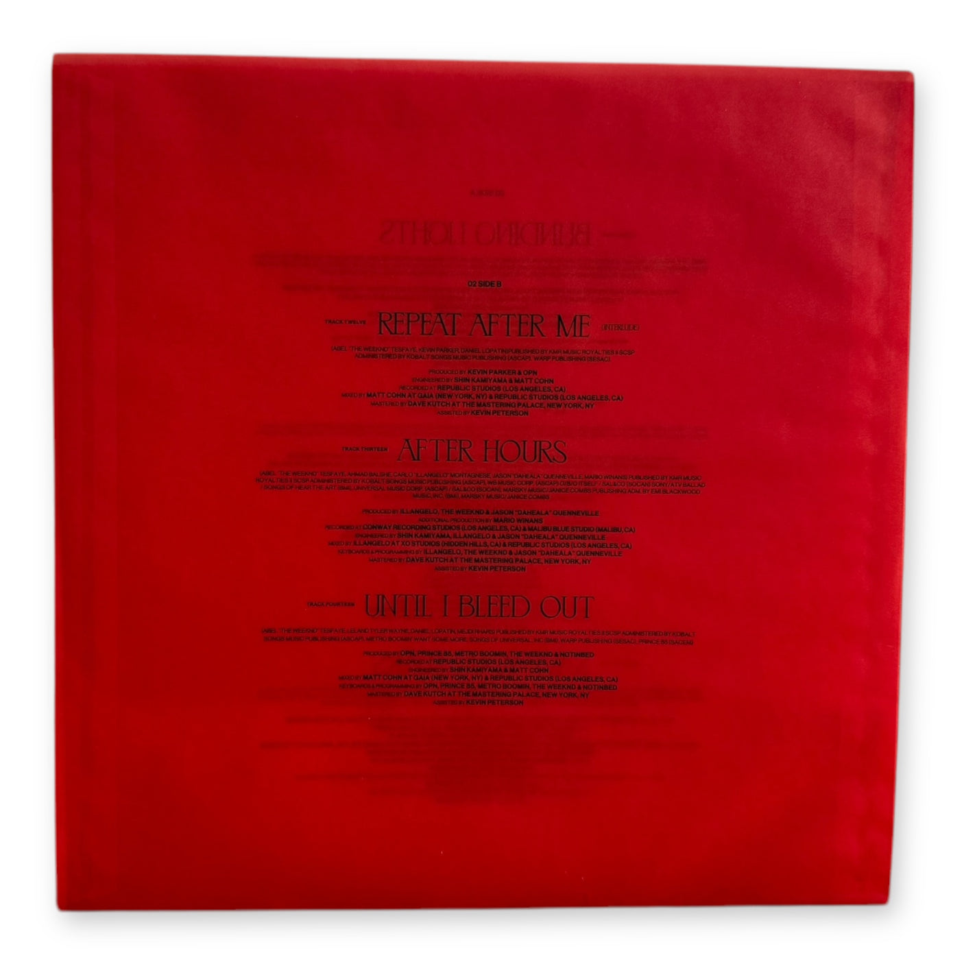 THE WEEKND - After Hours - USED LP VINYL - DELUXE EDITION - NM/NM