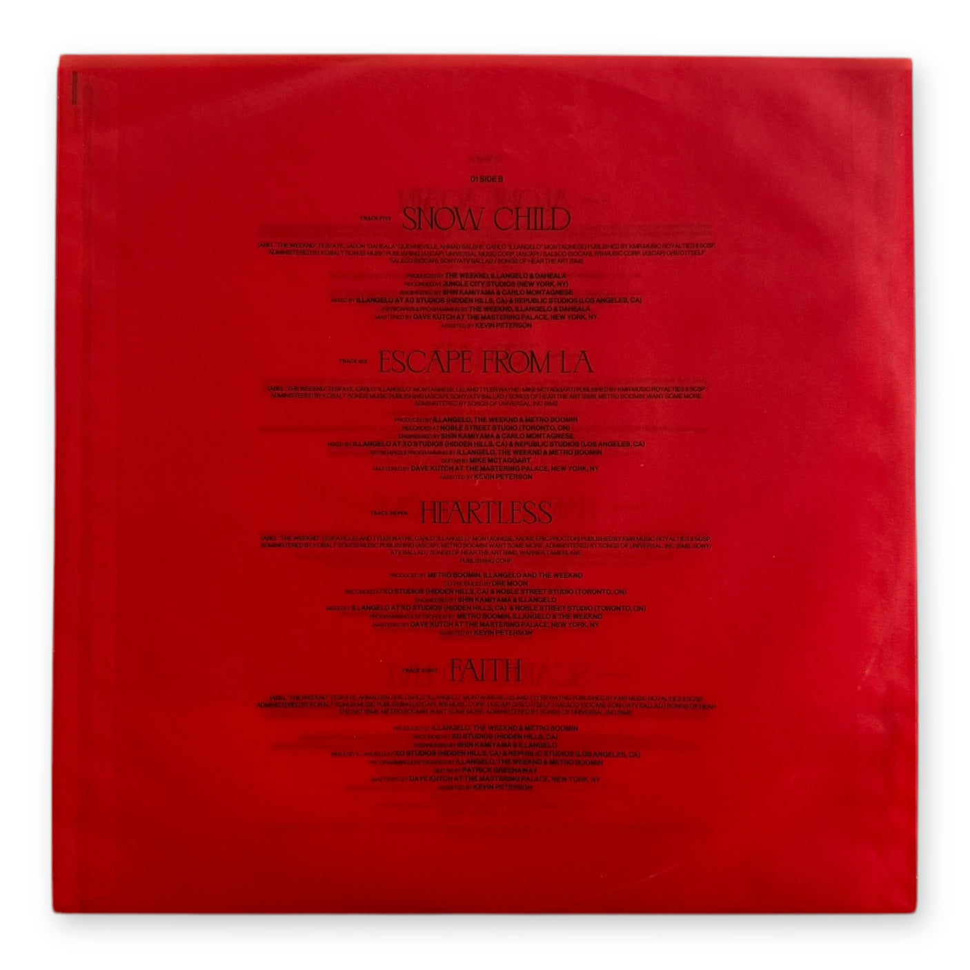 THE WEEKND - After Hours - USED LP VINYL - DELUXE EDITION - NM/NM