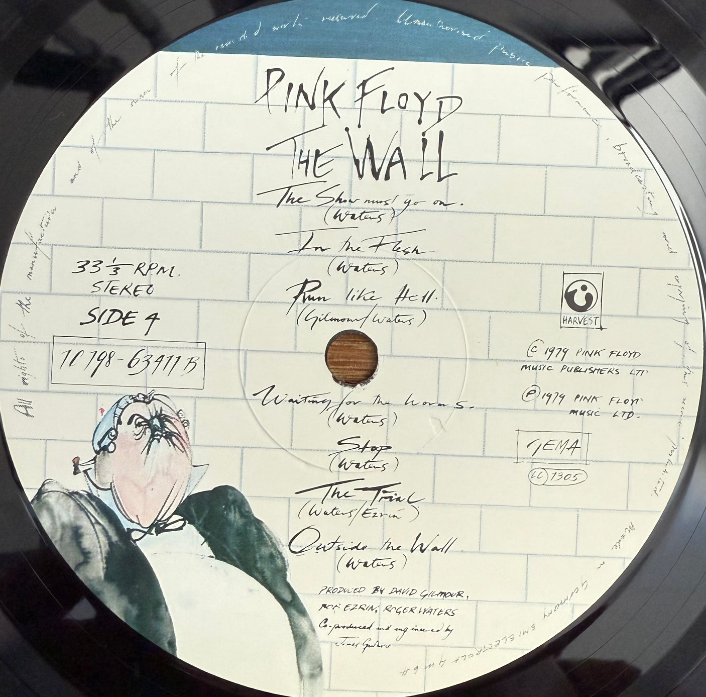 PINK FLOYD - The Wall - USED LP VINYL - ORIGINAL 1979 GERMAN PRESS - VG+/VG+