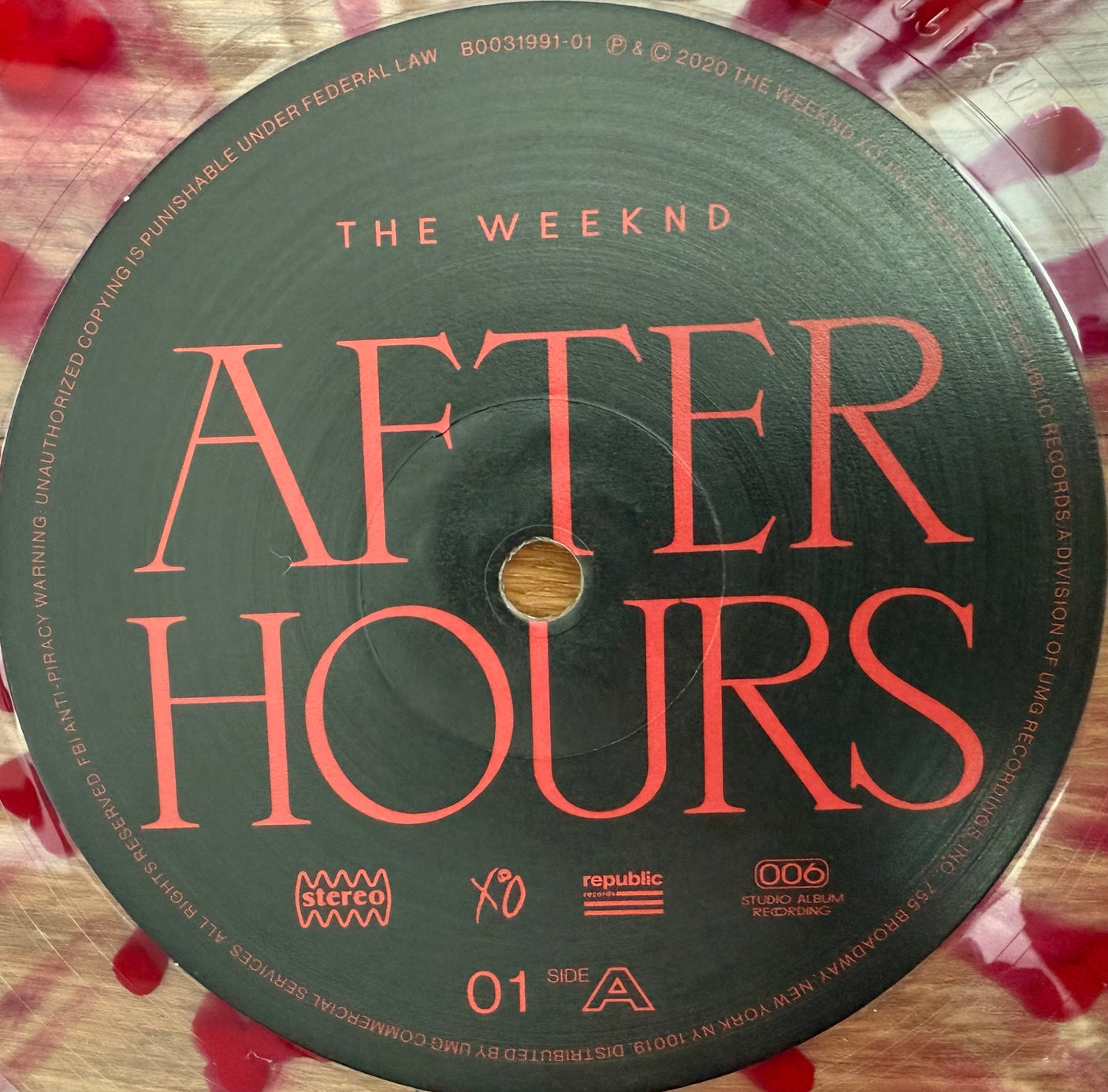 THE WEEKND - After Hours - USED LP VINYL - DELUXE EDITION - NM/NM