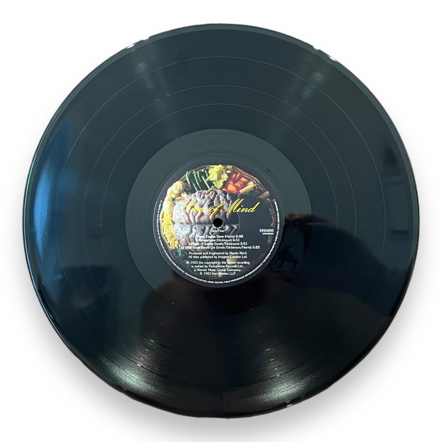 IRON MAIDEN - Piece of Mind - USED VINYL LP - 2014 REISSUE 180g - NM/NM