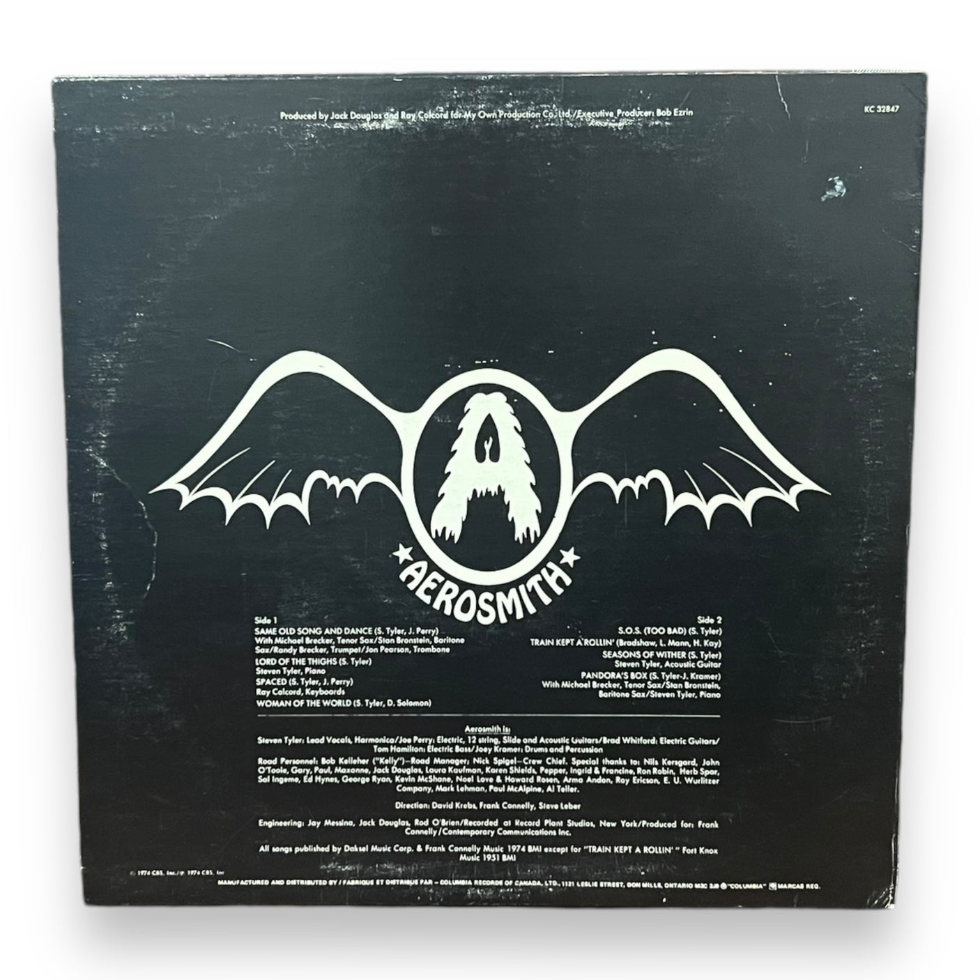 AEROSMITH - Get Your Wings - USED LP VINYL - VG/VG