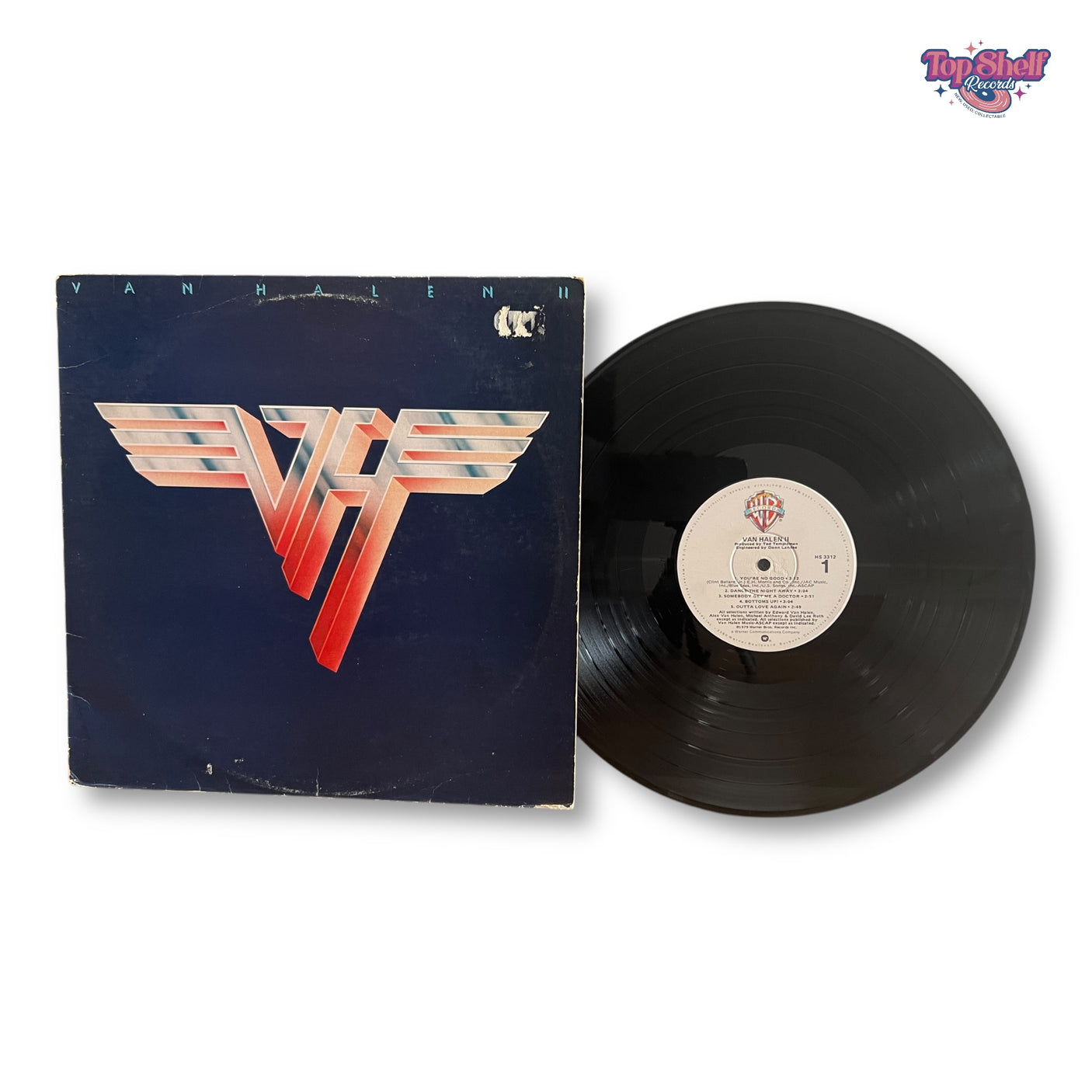 VAN HALEN - Van Halen II - USED LP VINYL - VG/G+