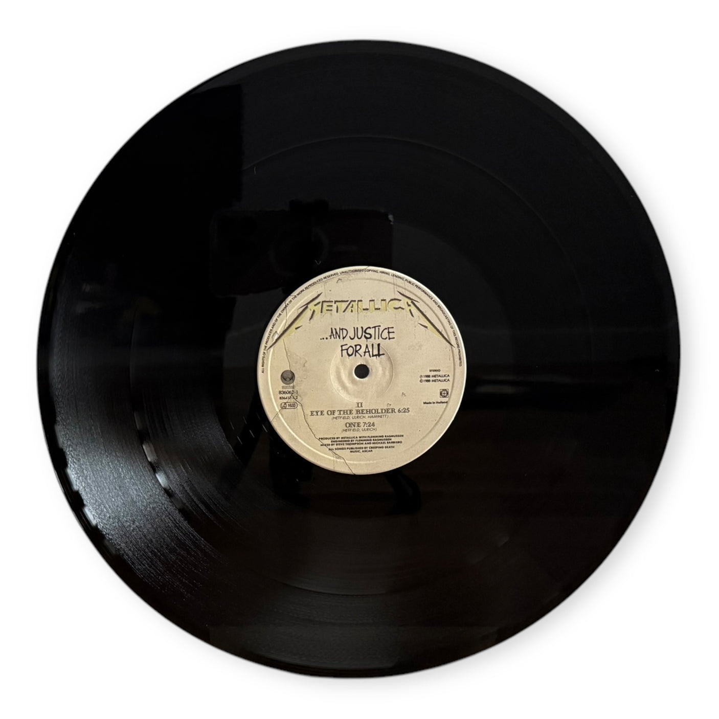 METALLICA - And Justice For All- USED LP VINYL - 1988 EUROPE PRESS - VG+/VG+