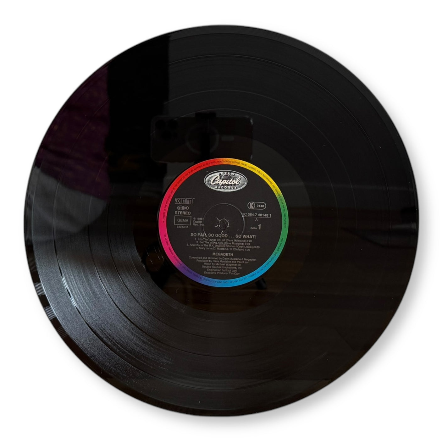 MEGADETH - So Far, So Good… So What! - USED LP VINYL - EUROPE PRESS - VG+/VG+