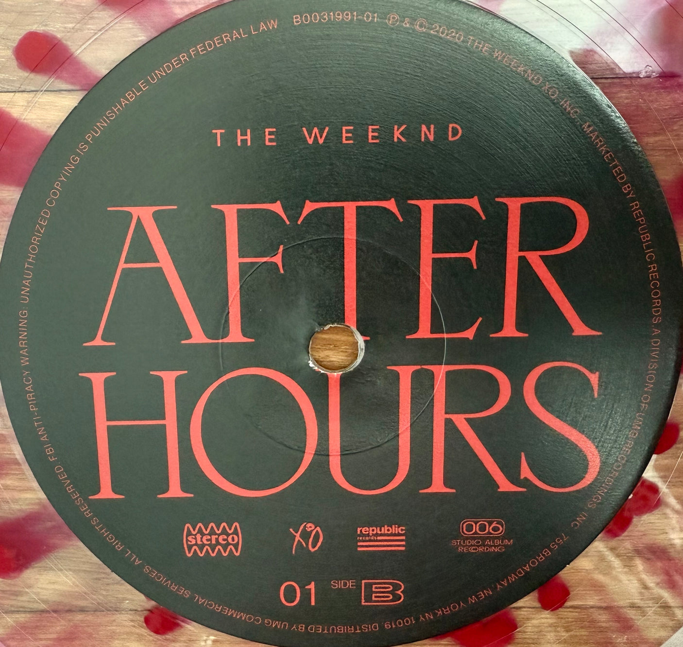 THE WEEKND - After Hours - USED LP VINYL - DELUXE EDITION - NM/NM