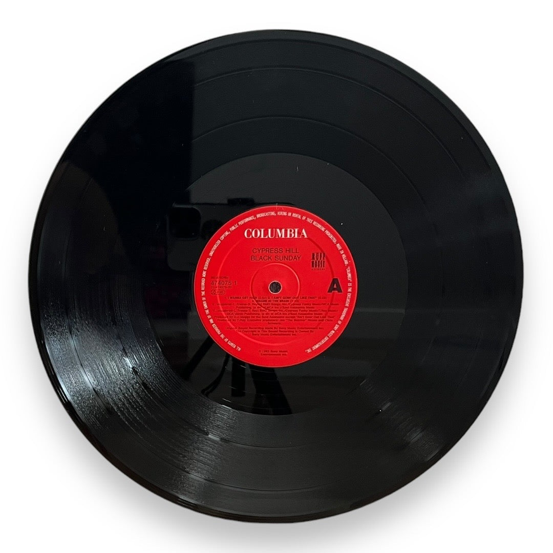 CYPRESS HILL - Black Sunday - USED LP VINYL - VG+/VG+
