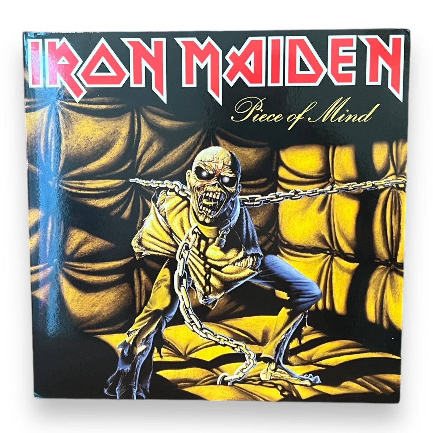 IRON MAIDEN - Piece of Mind - USED VINYL LP - 2014 REISSUE 180g - NM/NM
