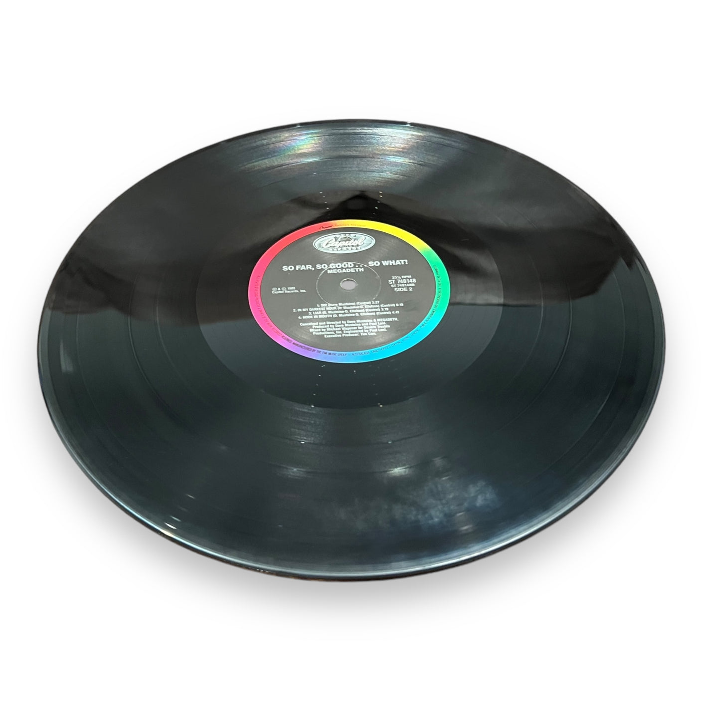 MEGADETH - So Far, So Good, So What - USED LP VINYL - VG+/VG+