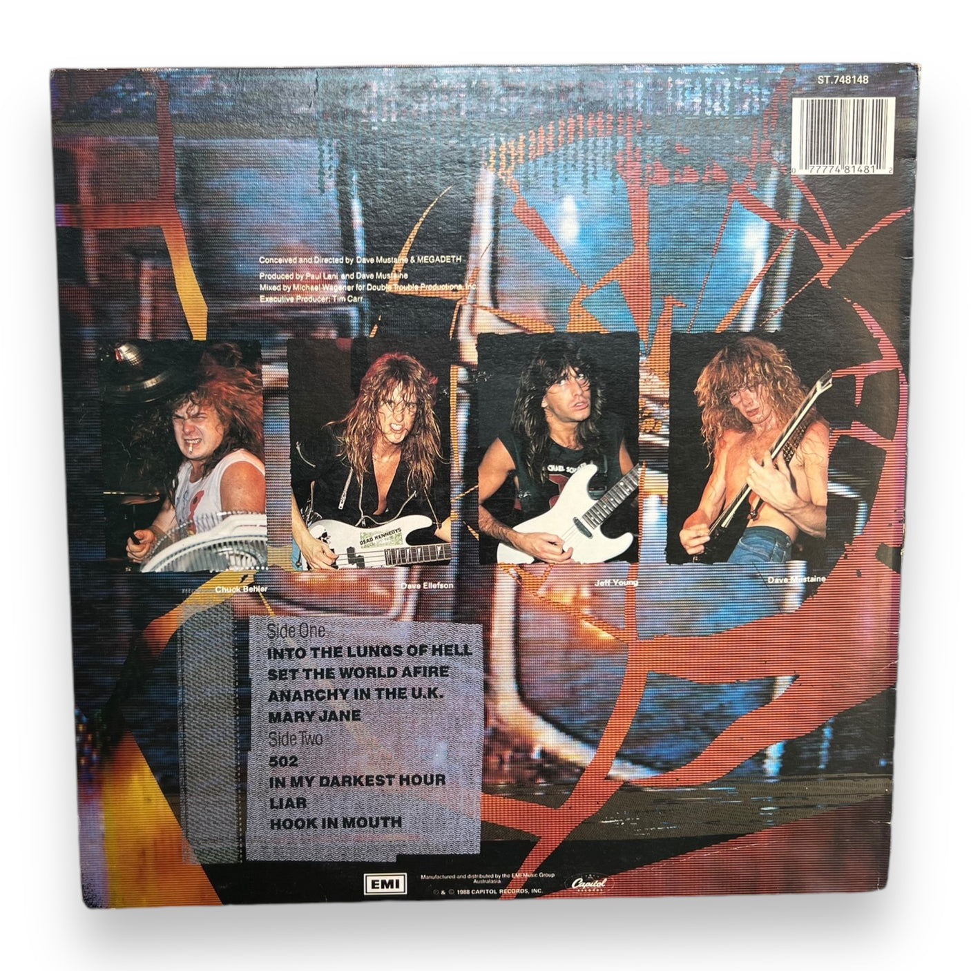 MEGADETH - So Far, So Good, So What - USED LP VINYL - VG+/VG+